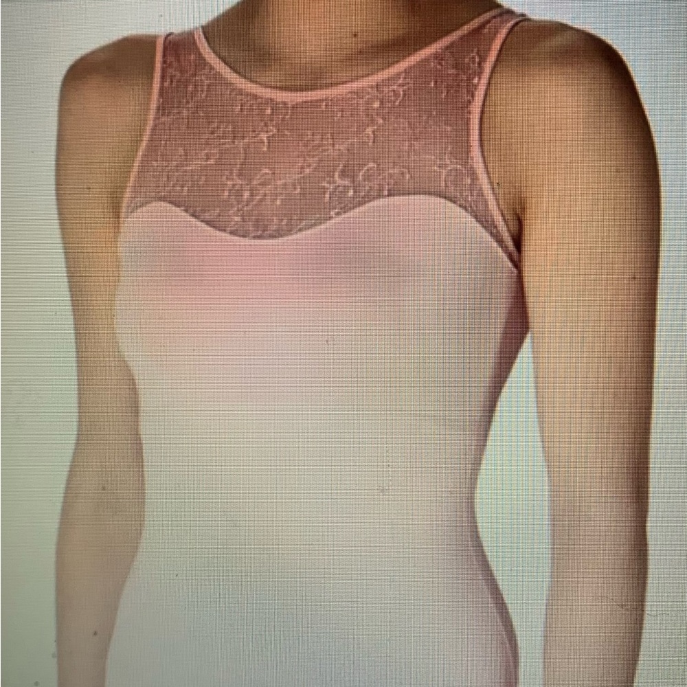 SPANX Light Pink Lace Tank